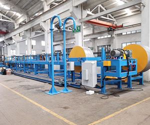 Cooperation with Maillefer and Troester for the supporting equipment of cross-linked cable catenary production line 